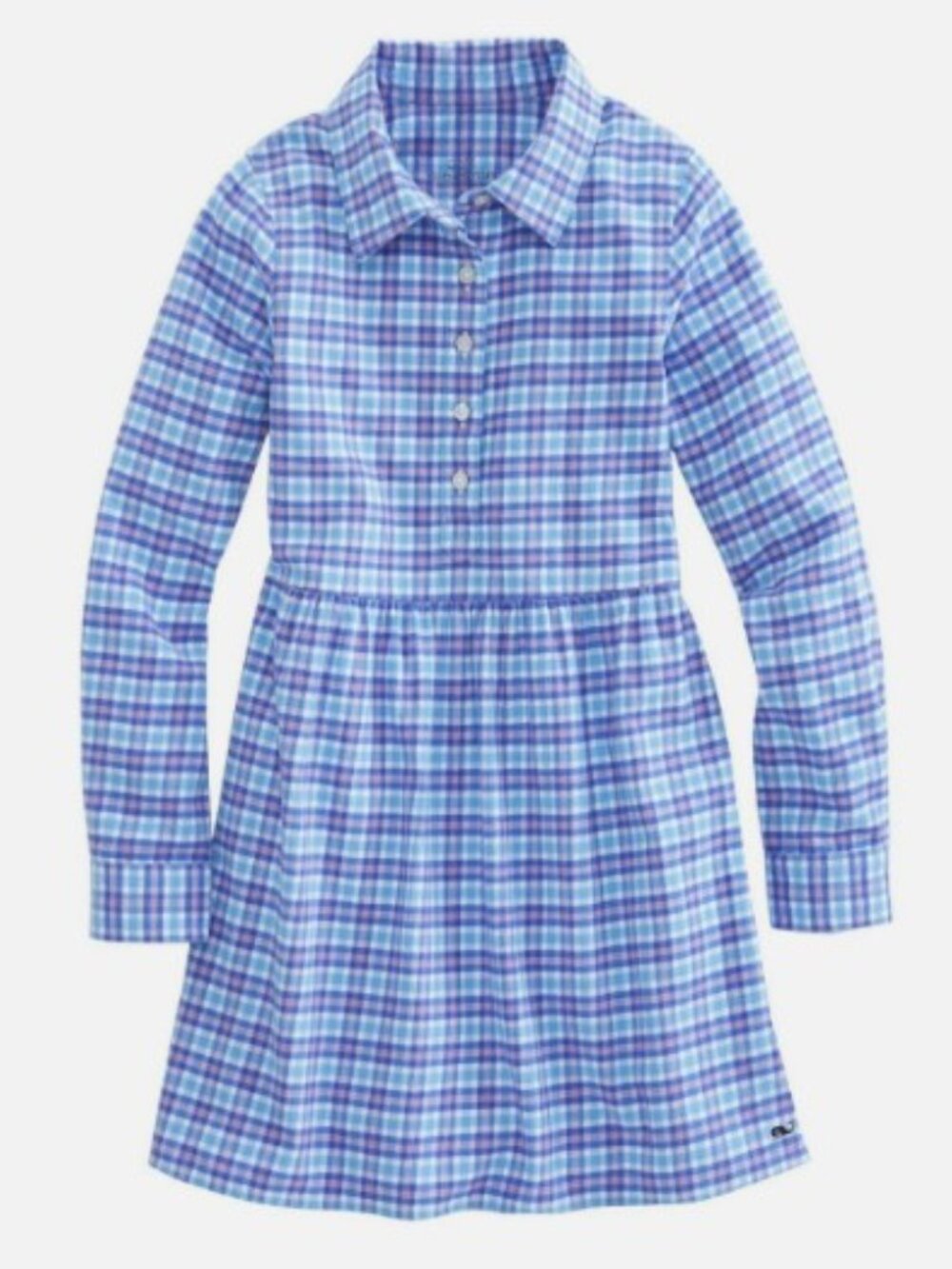 Vineyard Gines Girls plaid flannel dress. In excellent conditions. Size 10